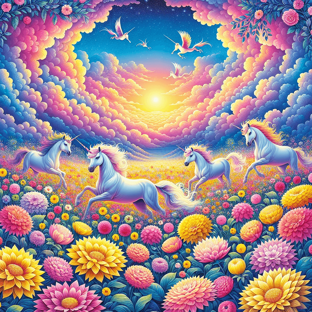 Dreamy Unicorn Realm Painting Number Kit