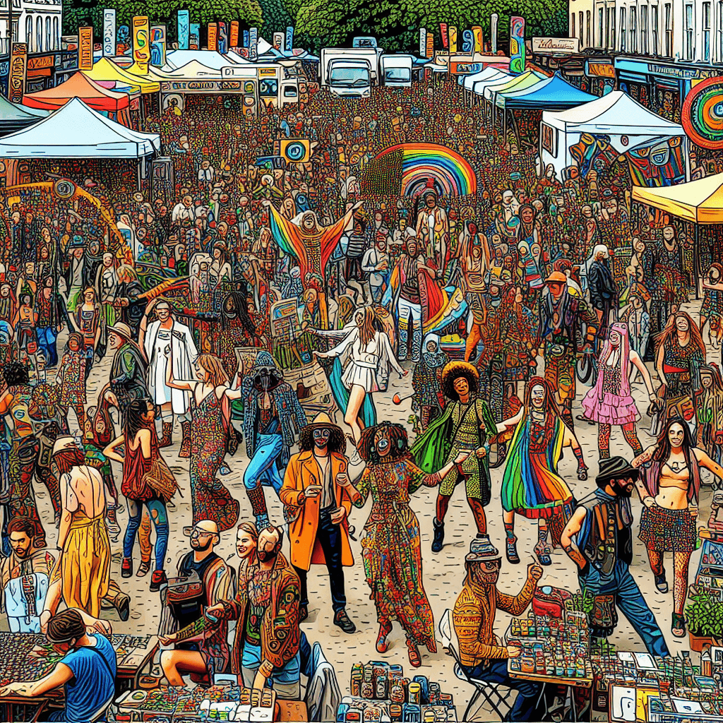 Folsom Street Fair - USA Number Painting