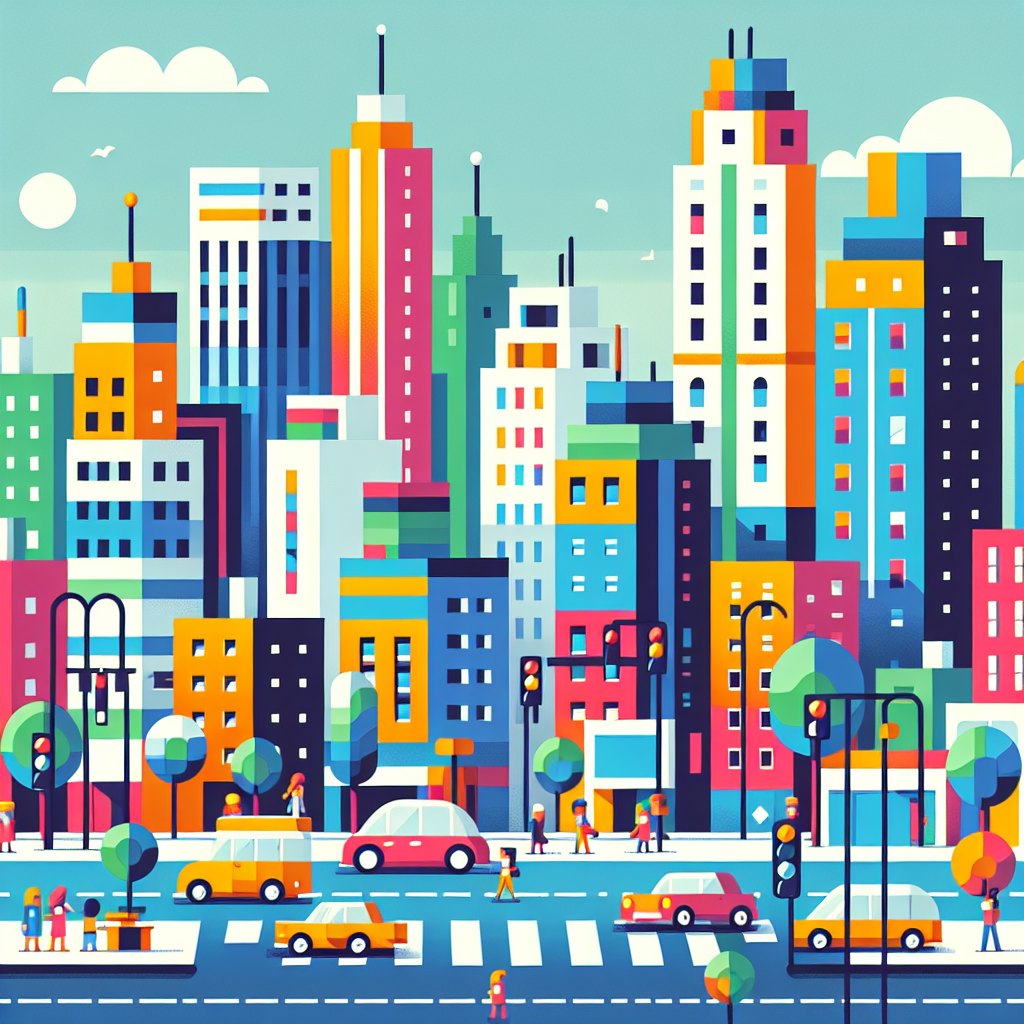 Cityscape Dream Paint By Number