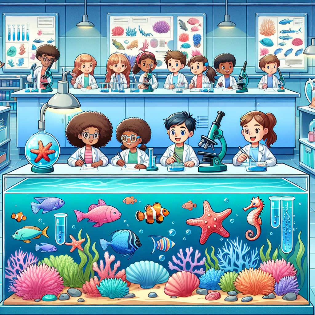 Ocean Mysteries Lab Painting Number Kit