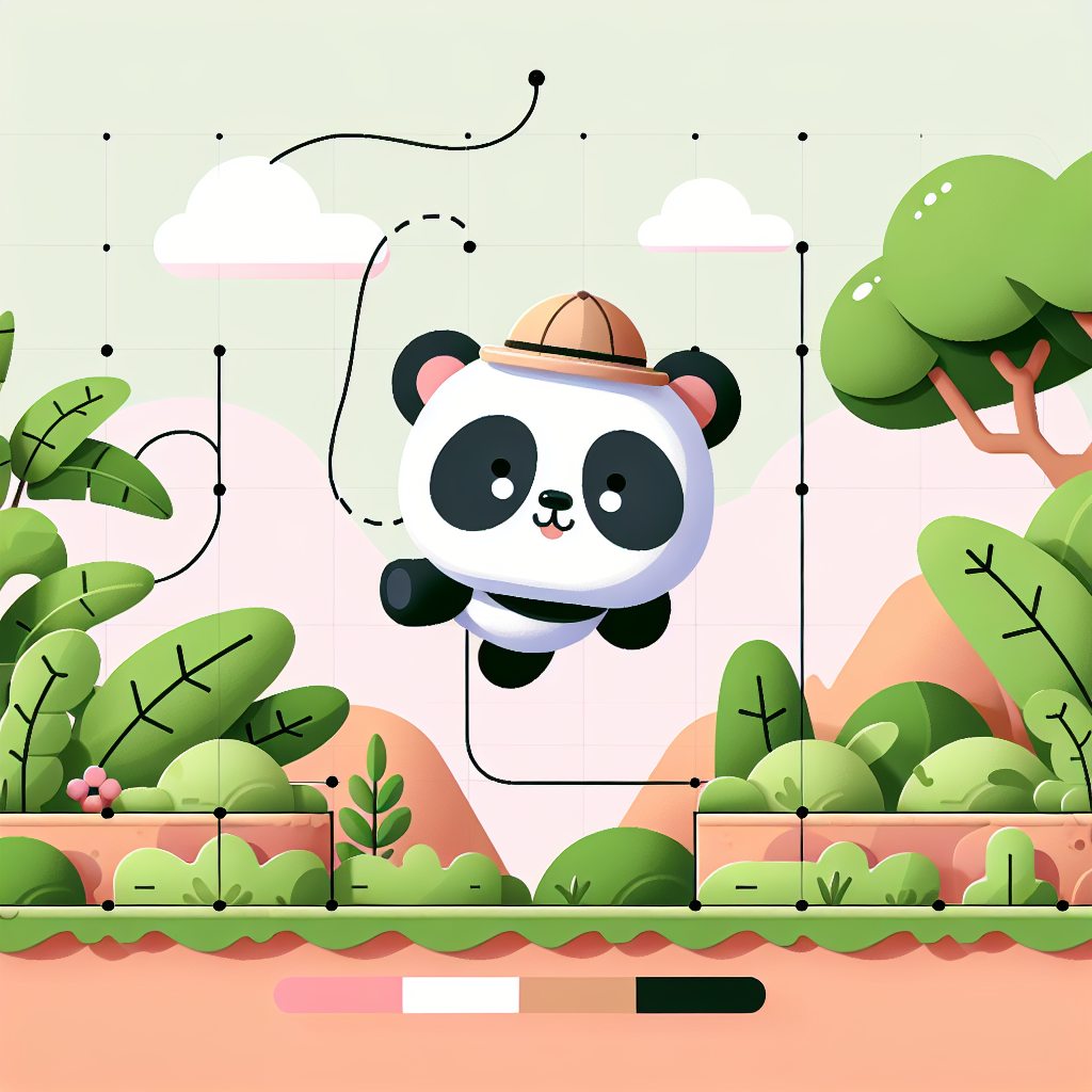Adventurous Panda's Jungle Quest Numbered Painting Kits