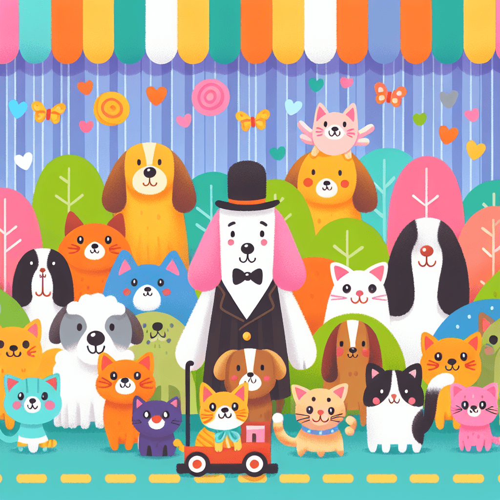 Pet Parade Paint By Number