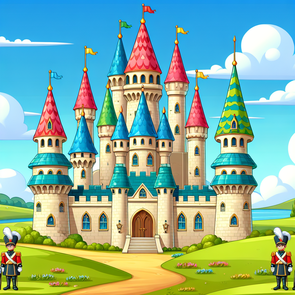 Royal Castle Fantasy Paint By Numbers