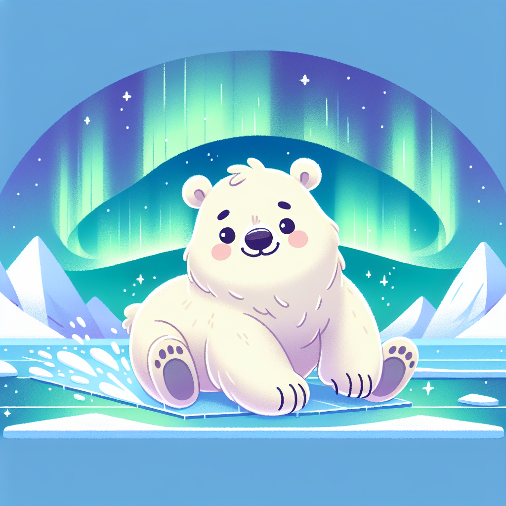 Polar Bear Journey Painting Number Kit