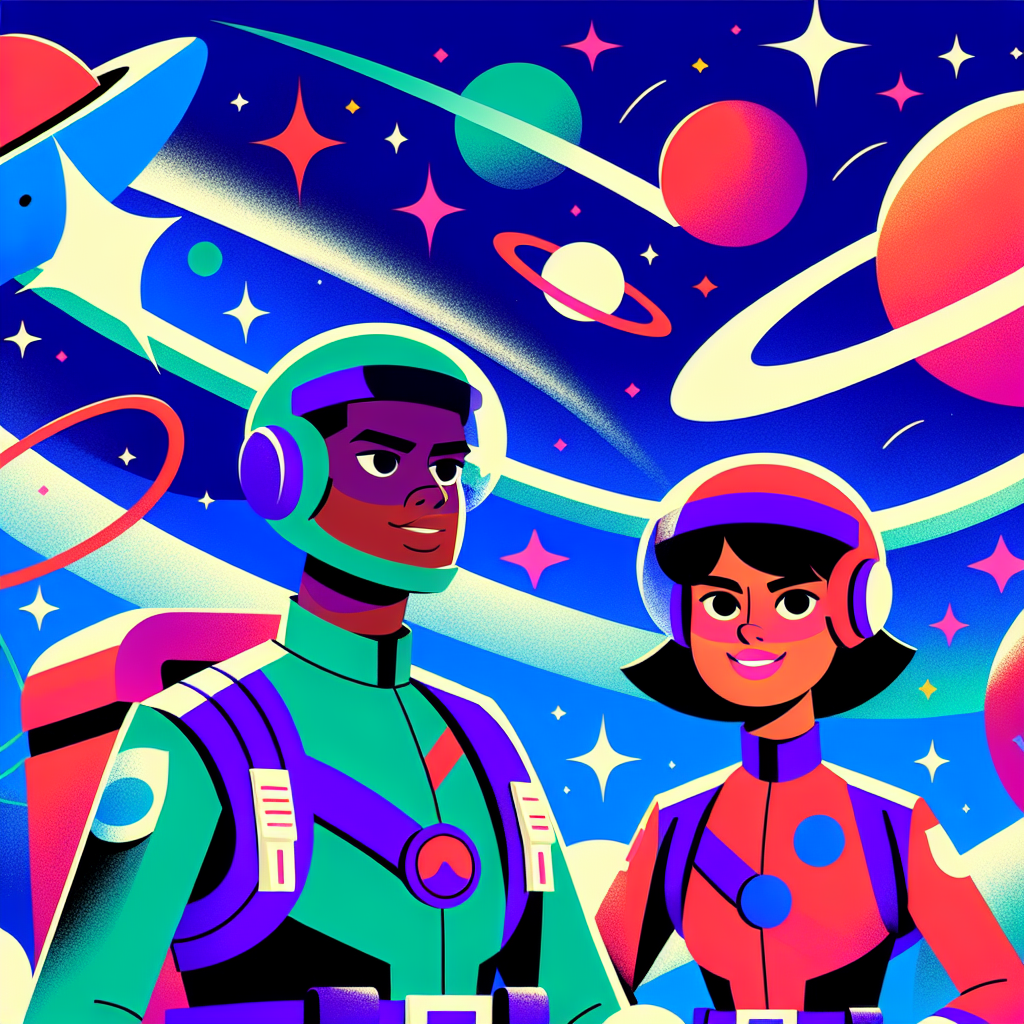 Space Rangers' Cosmic Patrol Paint By Numbers Kits