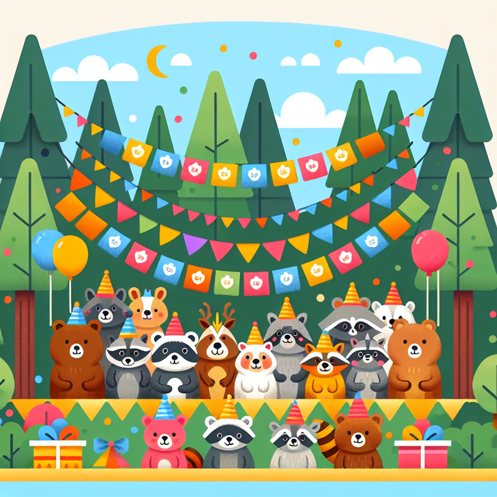 Friendly Forest Fiesta Paint By Numbers