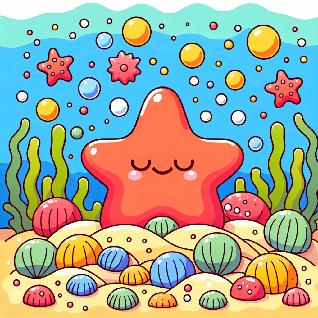 Dreamy Starfish Paint By Numbers Kits
