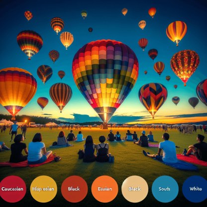 International Balloon Fiesta - Bristol, UK Number Painting