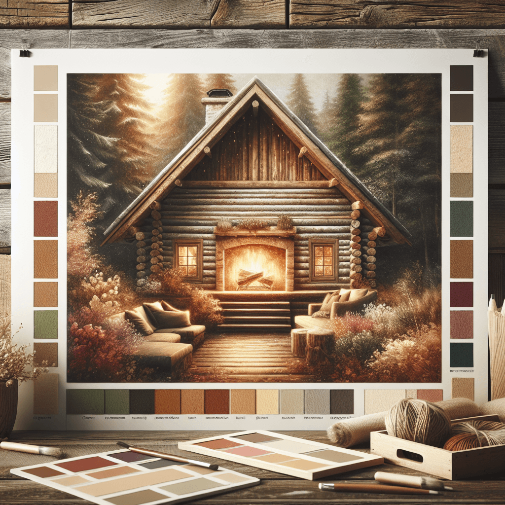 Charming Rustic Cabin Retreat Painting Number Kit