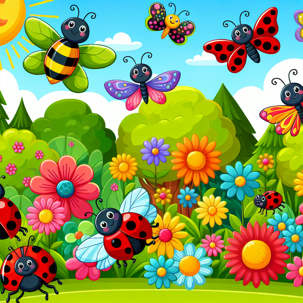 Charming Bug Bonanza Paint By Numbers