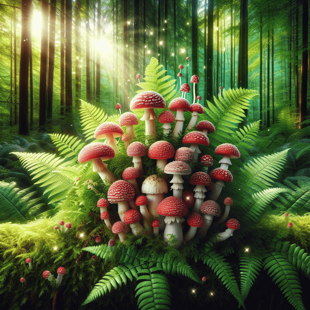 Forest Mushroom Delight Paint By Numbers