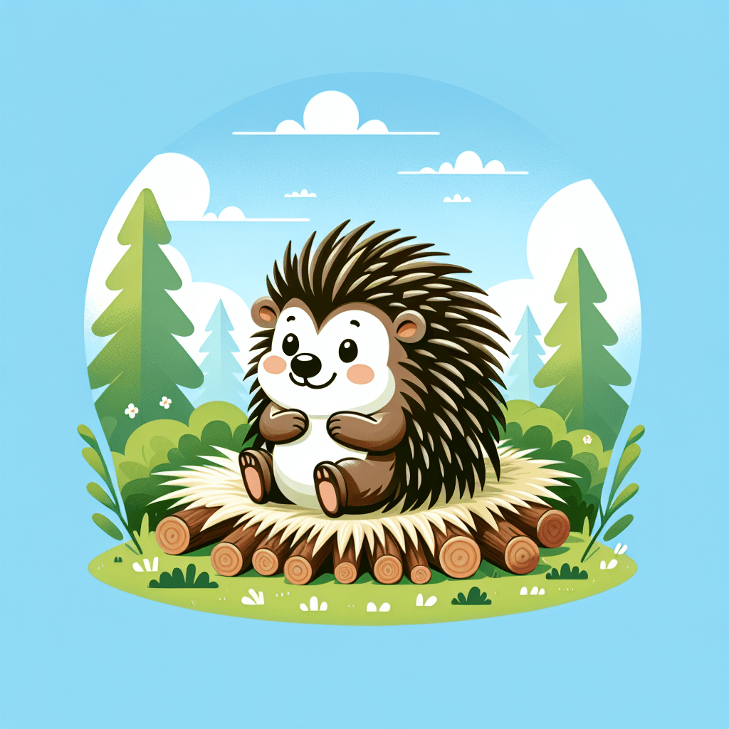 Perky Porcupine Painting Number Kit