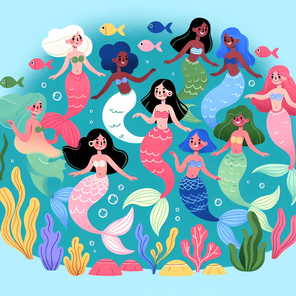 Magical Mermaid Celebration Painting Number Kit