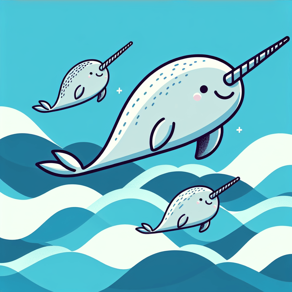 Nurturing Narwhals Paint By Number