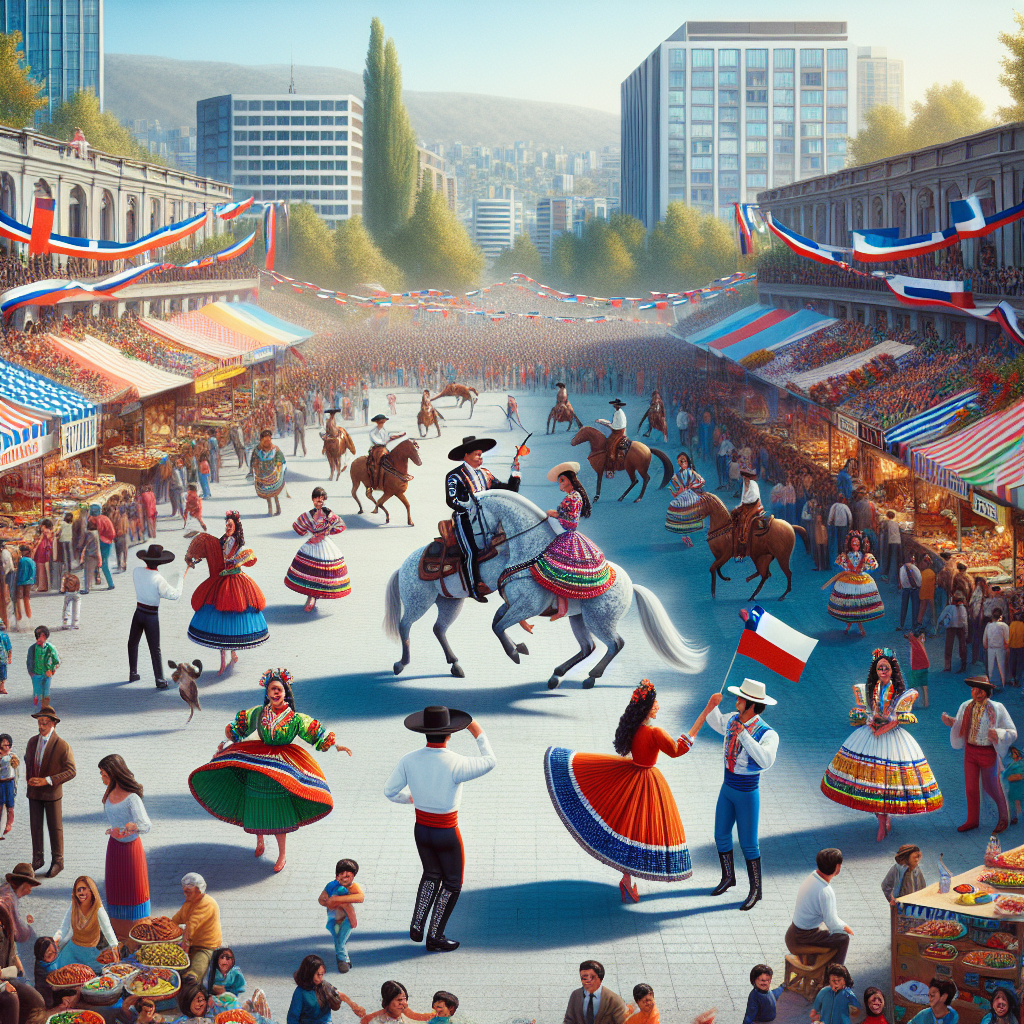 Fiestas Patrias - Santiago Paint By Numbers