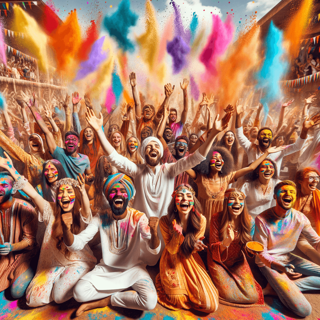 Holi Festival Painting Number Kit