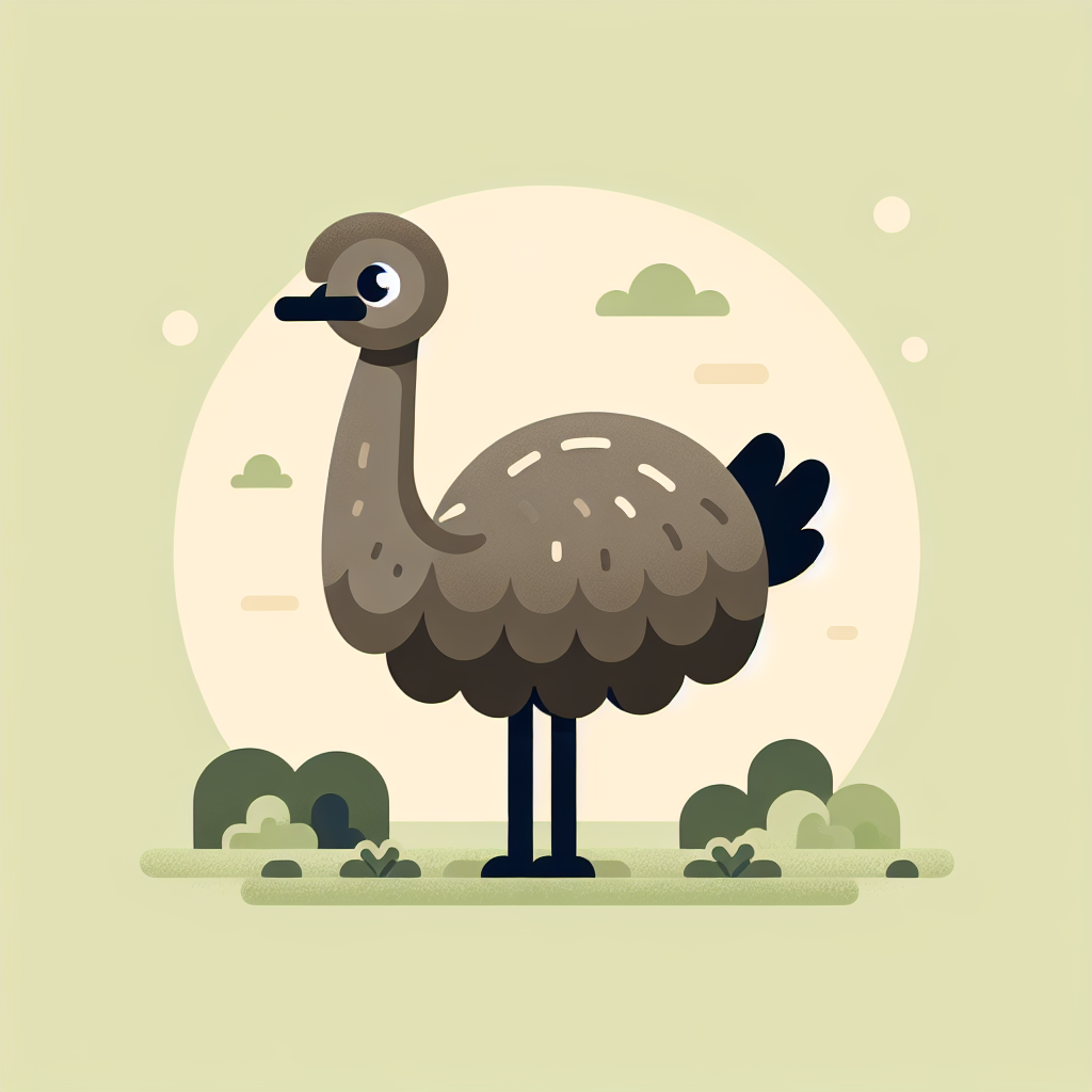 Effervescent Emu Paint By Numbers Art