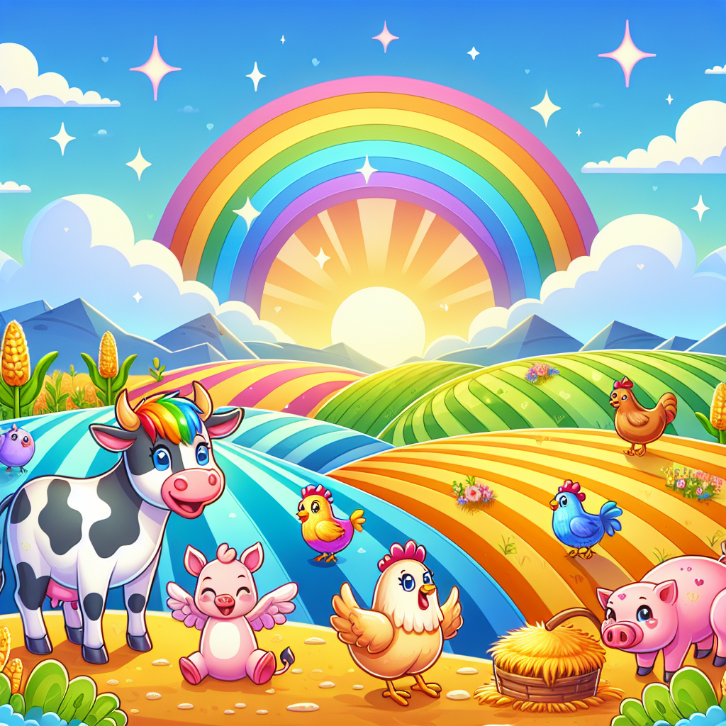 Fantasy Farm Adventures Paint By Color