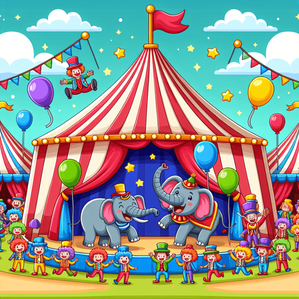 Funky Circus Extravaganza Paint By Number