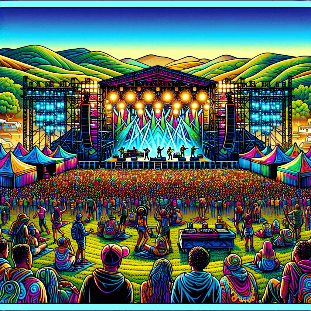 Dour Festival - Belgium Painting Number Kit