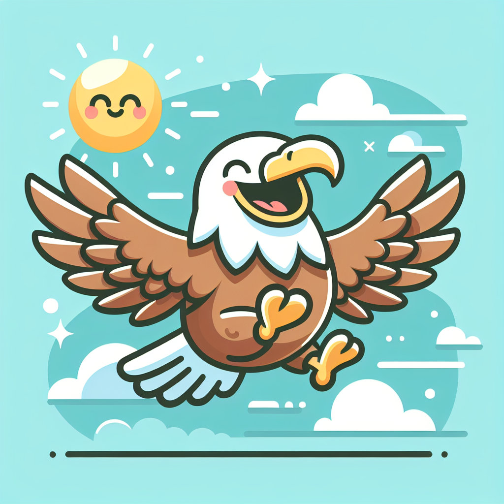 Excited Eagle Numbered Painting Kits