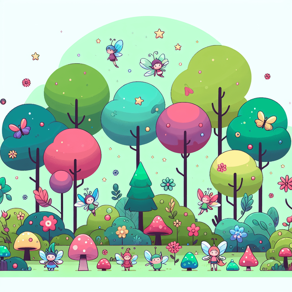 Whimsical Magical Forest DIY Paint By Numbers