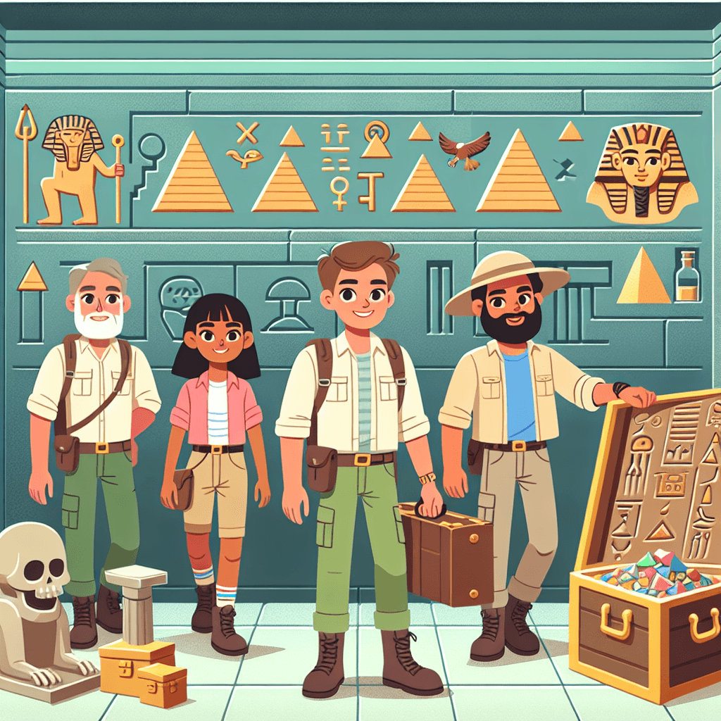 Mysterious Pyramid Expedition Paint By Numbers