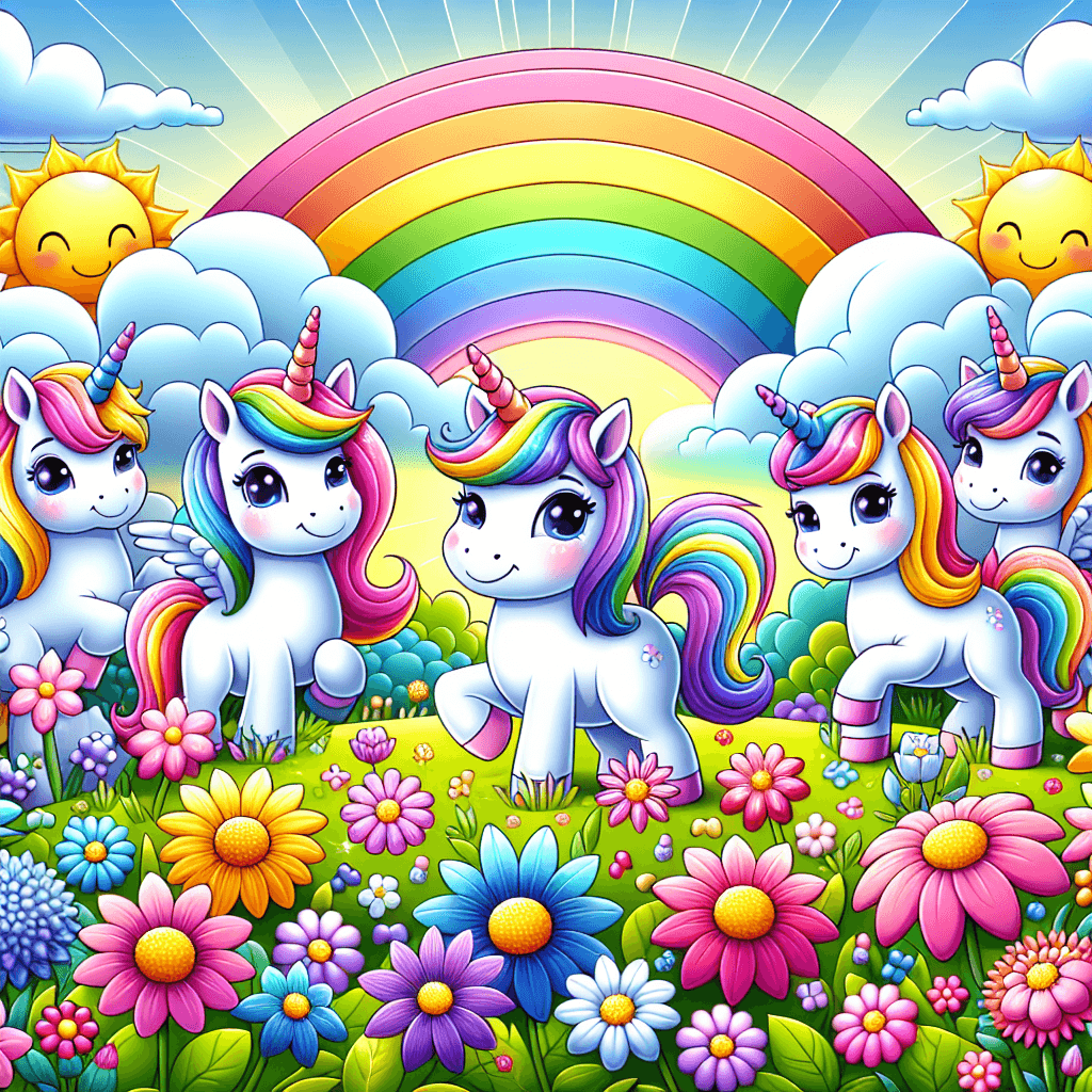 Adventure With Magical Unicorns Numbered Painting Kits