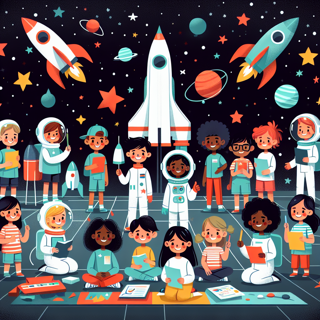 Galactic Adventure Camp Paint By Color