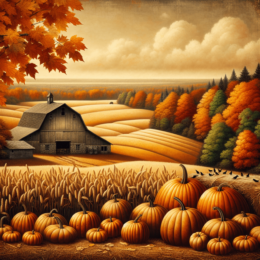 Harvest Haven Charm Paint By Numbers Kits