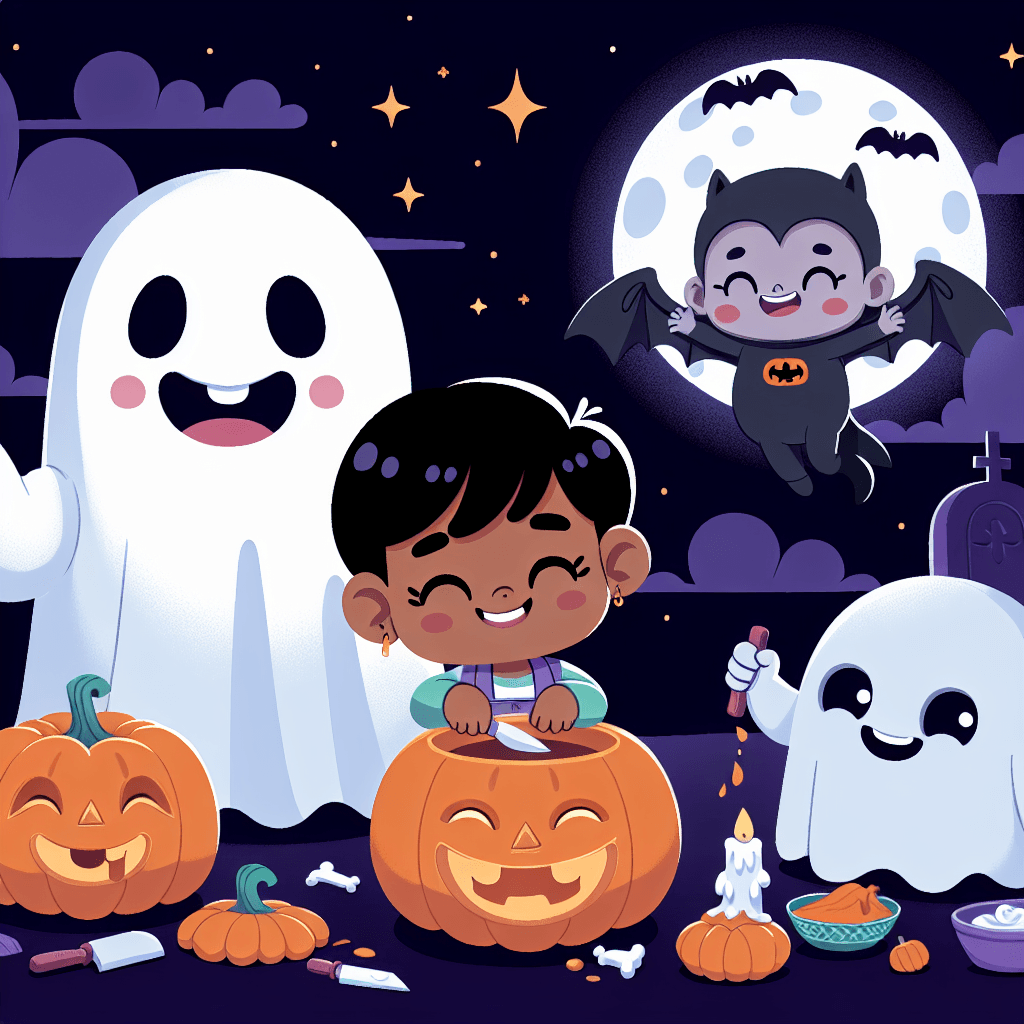 Spooky Halloween Bash Paint By Numbers Art