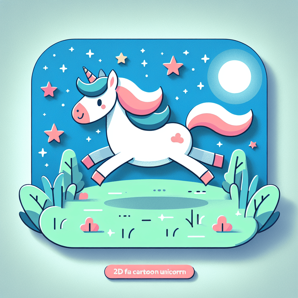 Galloping Unicorn Magic Paint By Numbers Art