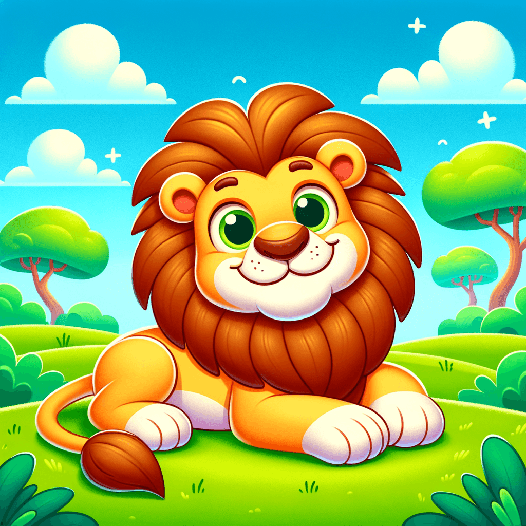 Safari Adventure With Happy Lion Paint By Color
