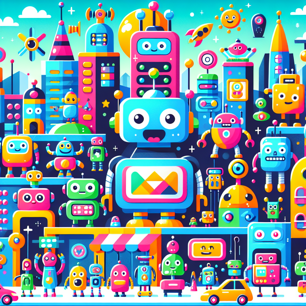 Joyful Robot Adventures Numbered Painting Kits