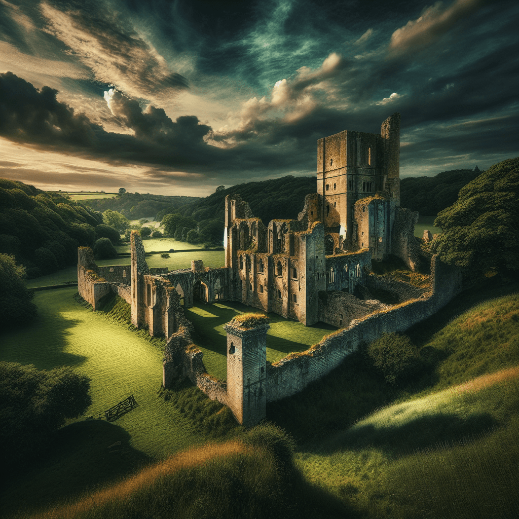 Ancient Castle Ruins Paint By Numbers Art