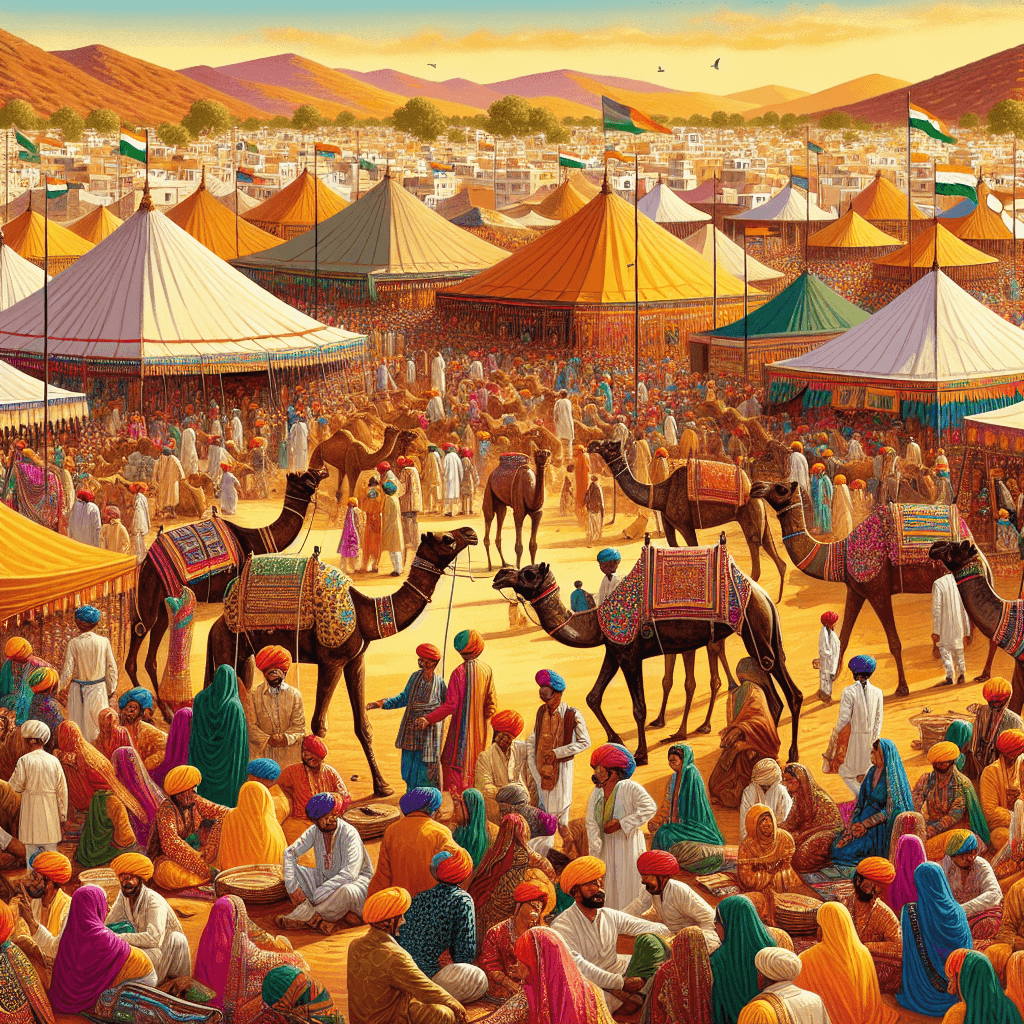 Pushkar Camel Fair - Pushkar, India Paint By Color