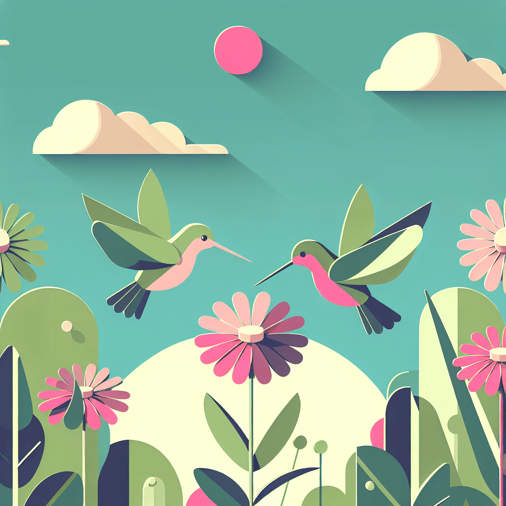 Harmonious Hummingbirds Paint By Number