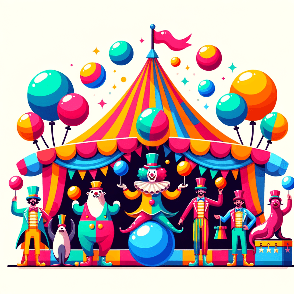 Circus Carnival Extravaganza Paint By Number