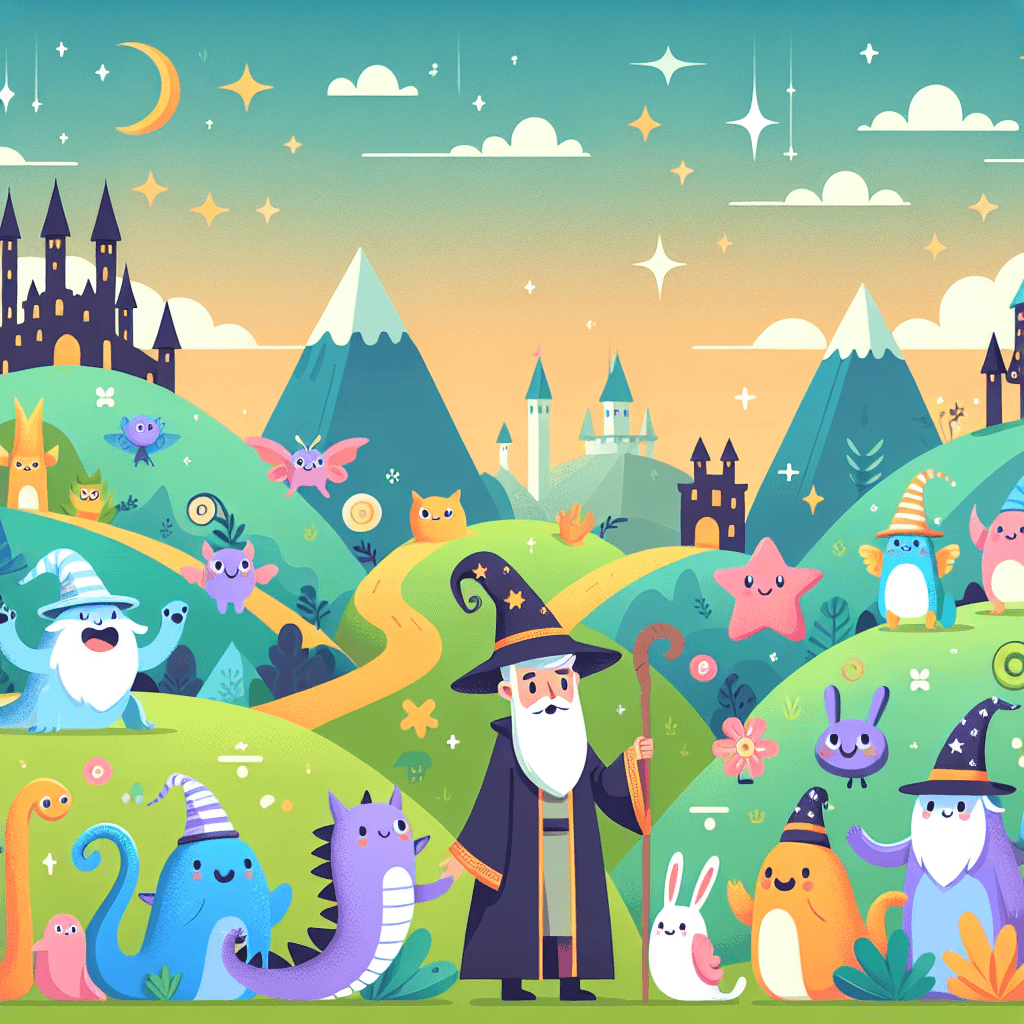 Whimsical Wizard's Journey Paint By Numbers Kits