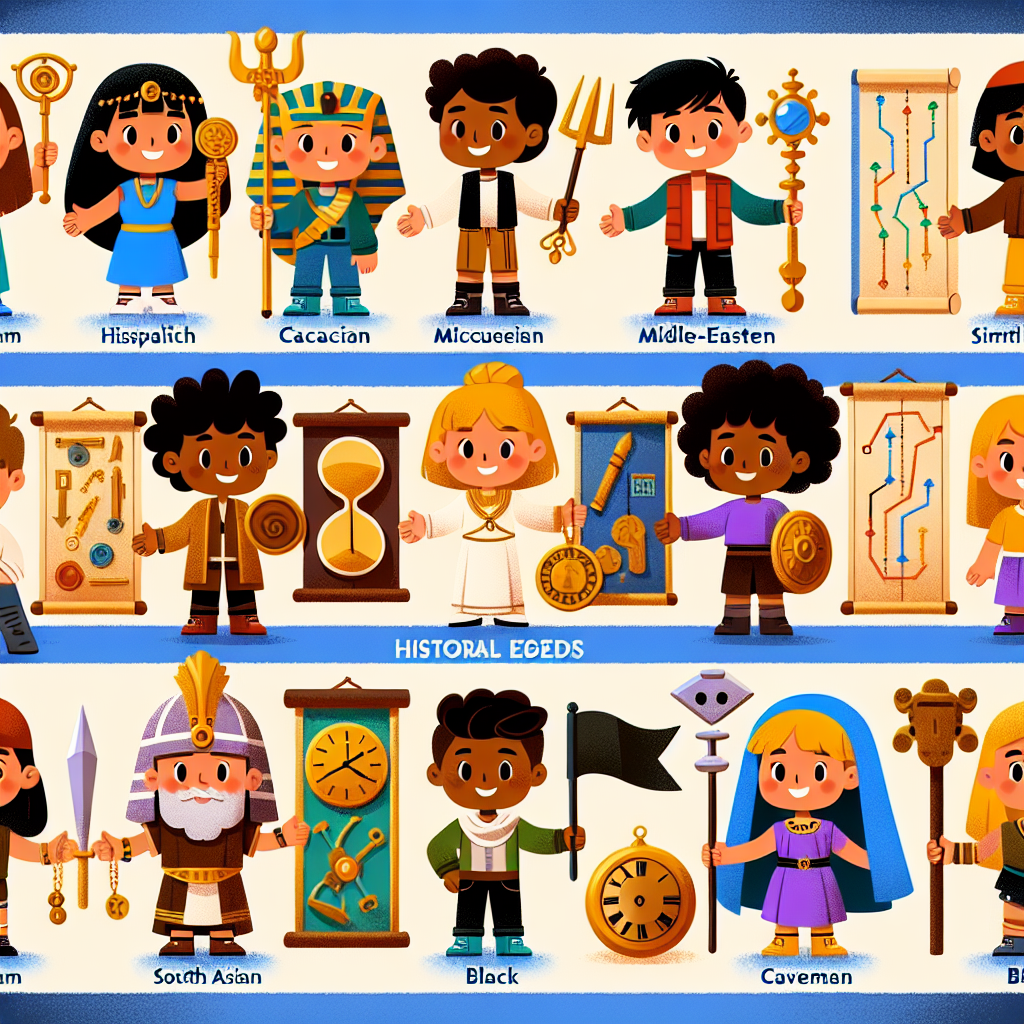 Time Travel Adventure Land Painting Number Kit