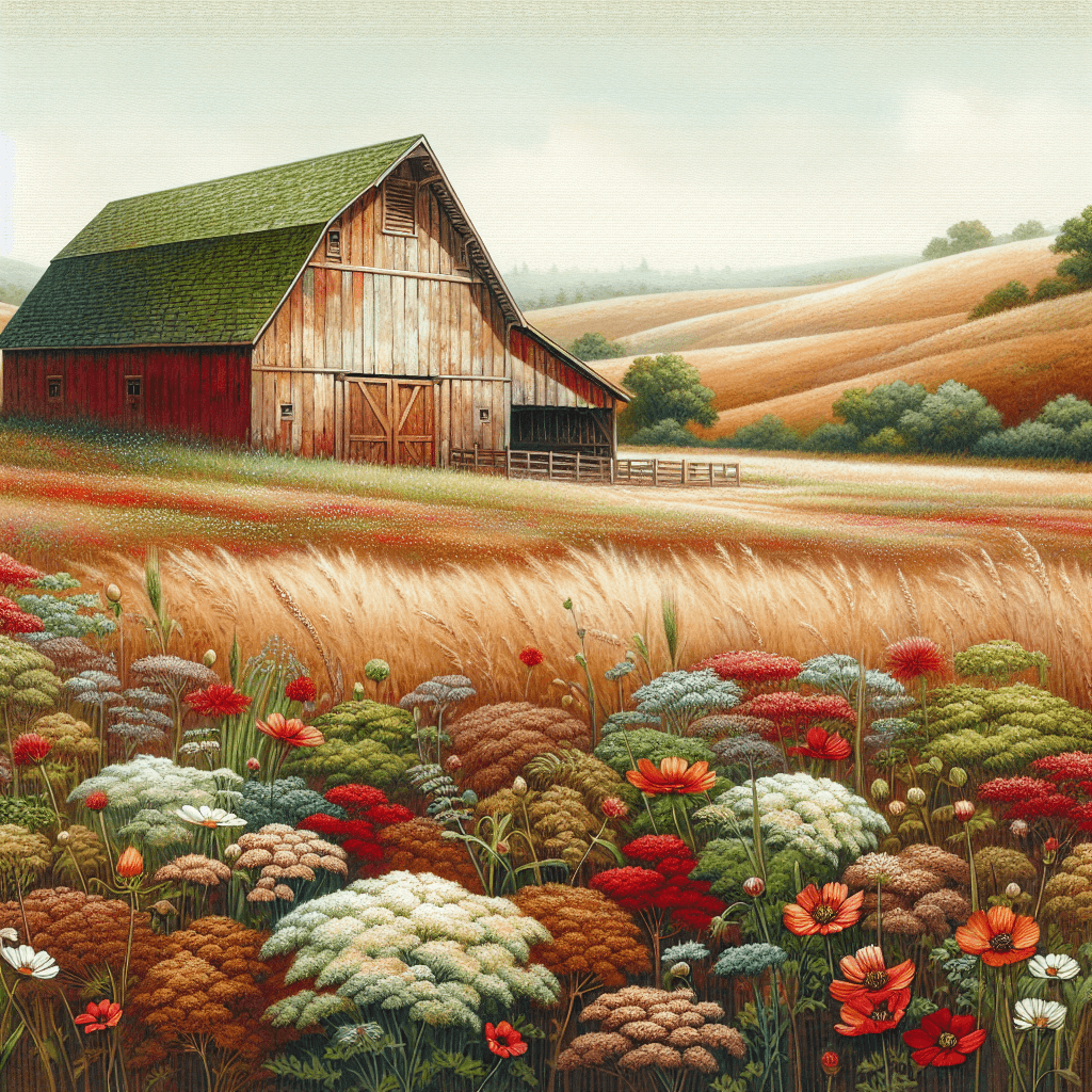 Charming Rustic Barn Scene Painting By Numbers Kit
