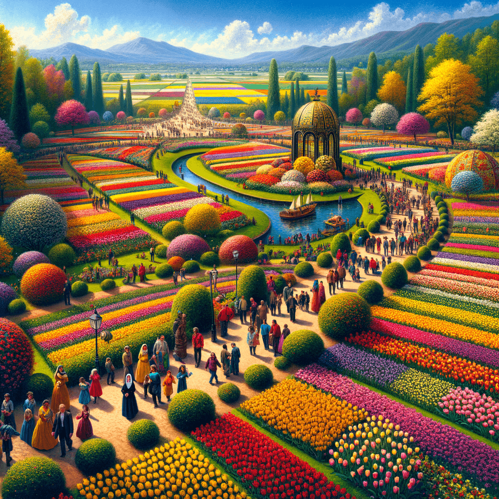 Tulip Festival - Keukenhof, Netherlands Number Painting