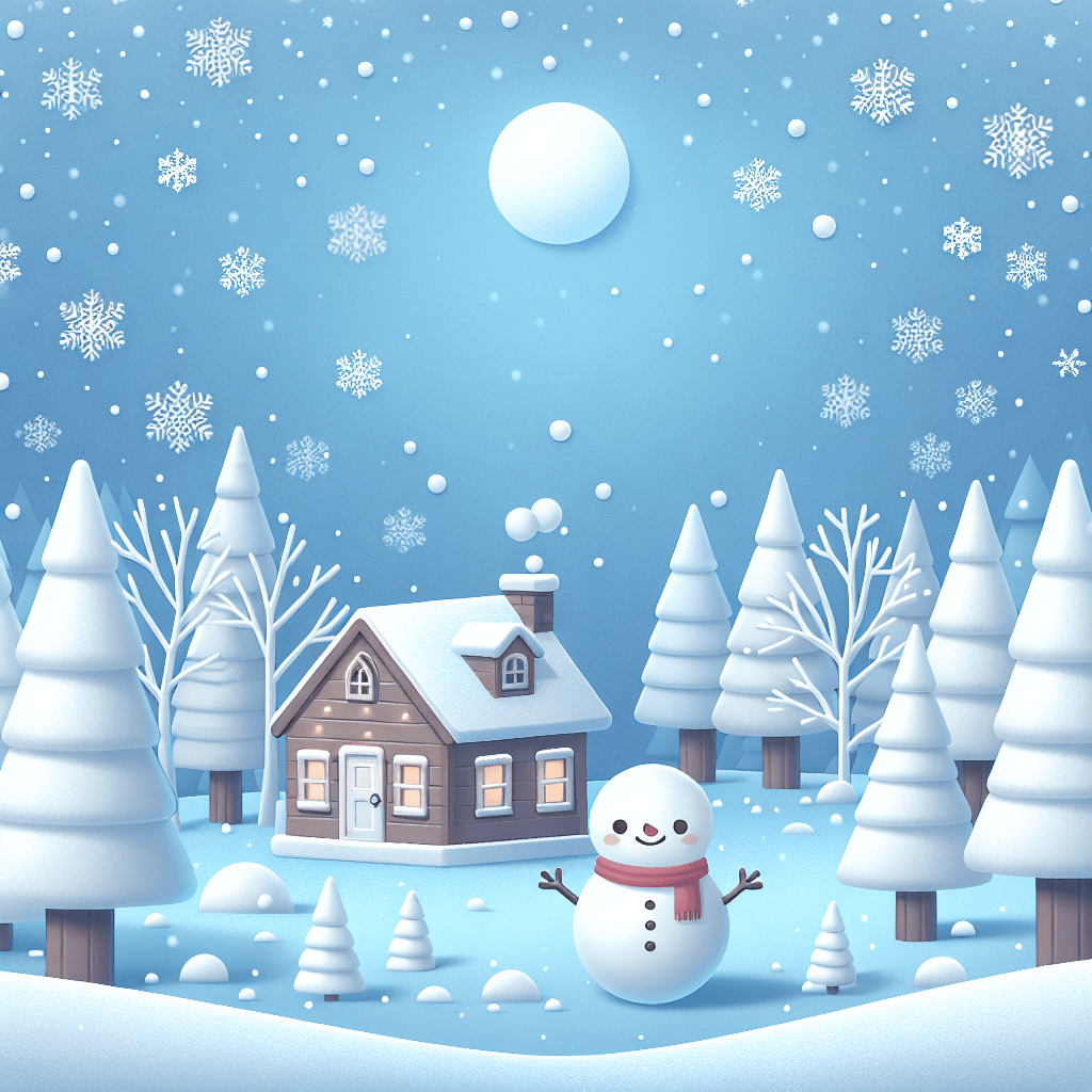 Magical Snowy Landscape DIY Paint By Numbers