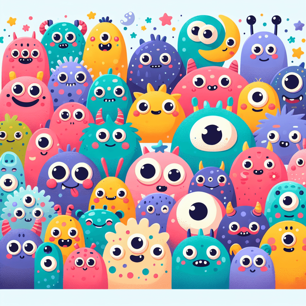 Monster Mania Painting By Numbers Kit
