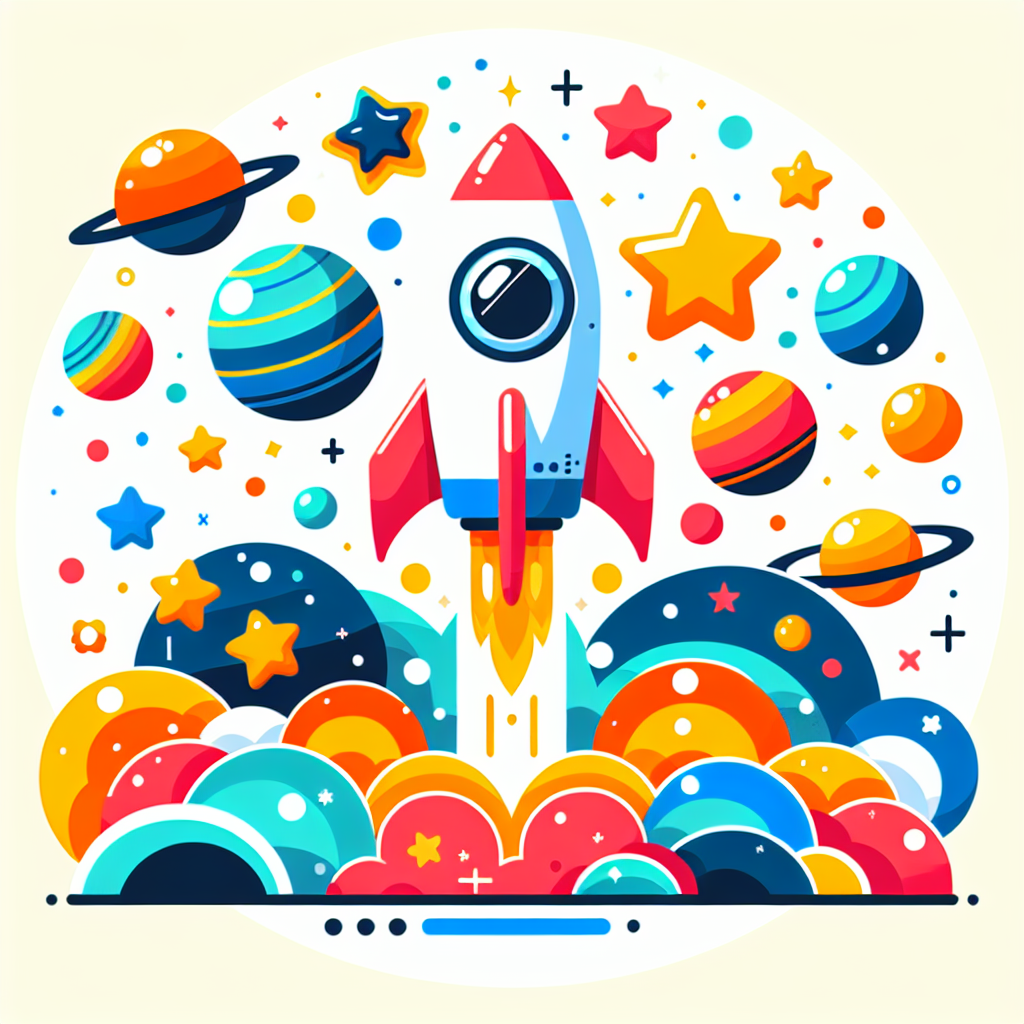 Rocket Into Space Adventure Paint By Numbers
