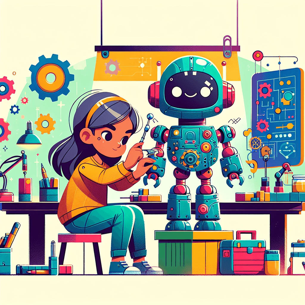 Robot Creator Lab Paint By Color