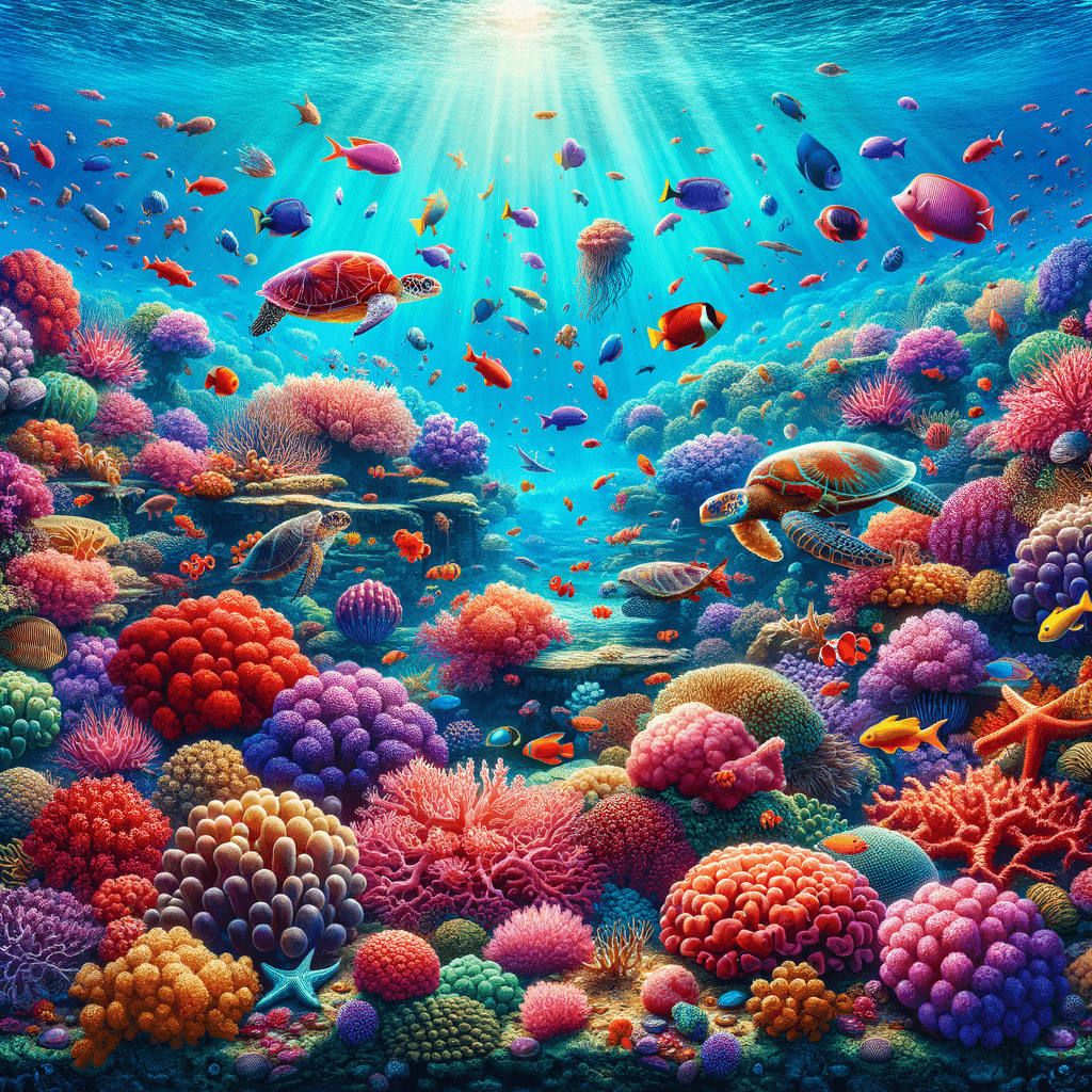 Underwater Coral Wonderland - DIY Painting By Numbers Kit