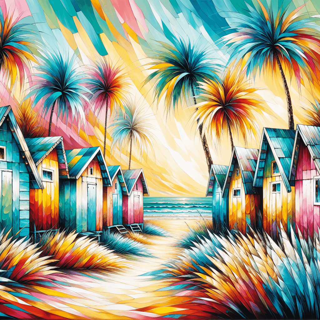 Bohemian Seaside Retreat Paint By Numbers Art