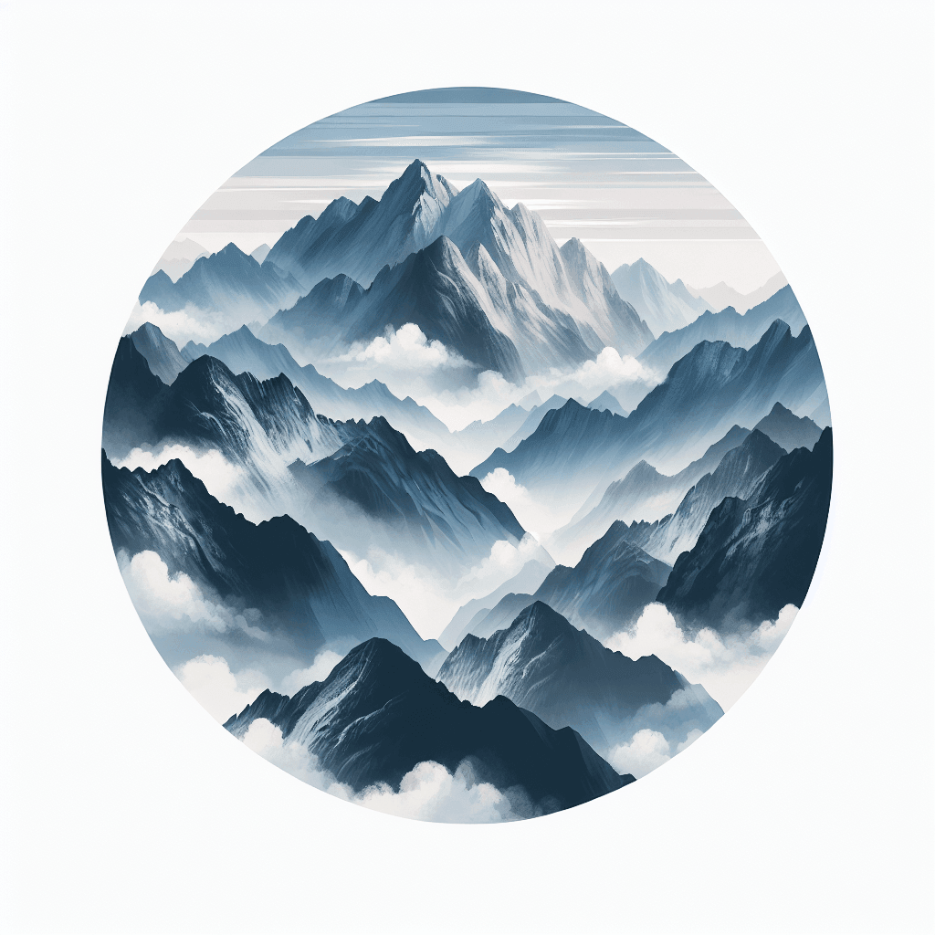 Misty Mountain Majesty Paint By Numbers