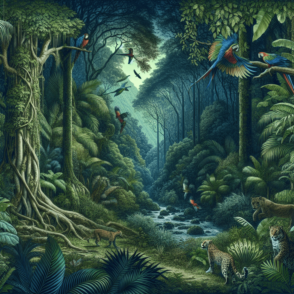 Ancient Jungle Enchantment Paint By Numbers Art